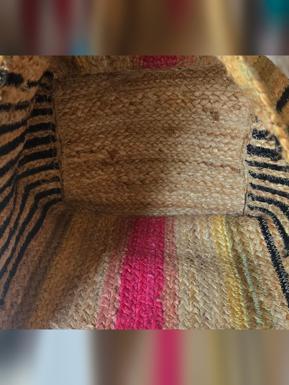 NEW Made In India Large Open Tote - Picture 8 of 8